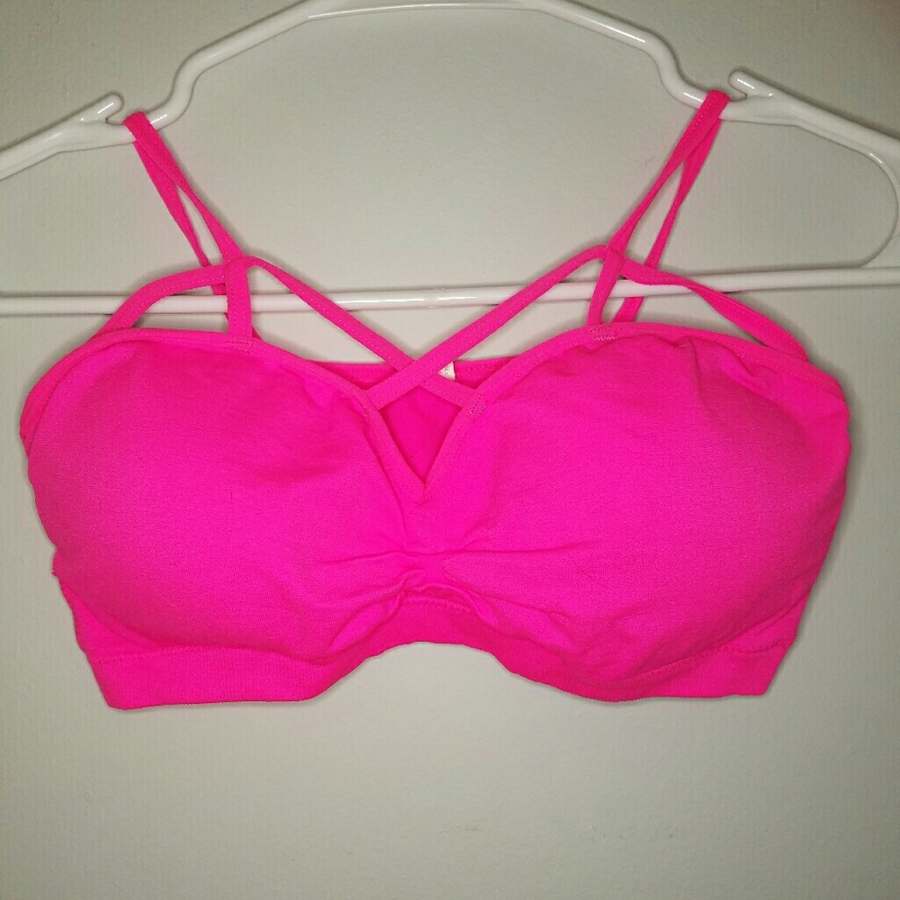 Hot Pink Caged Bralette